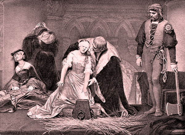 convicted of high treason and condemned